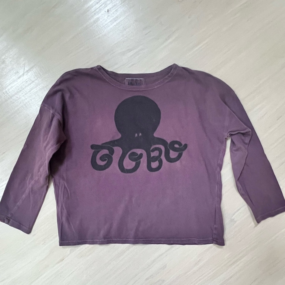 Kids Bobo Choses printed long sleeve tee, size 4-5 years
